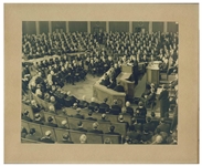 Photo of John F. Kennedy Giving the 1963 State of the Union Address Before Congress -- Large Photo Measures 13.5 x 10.5